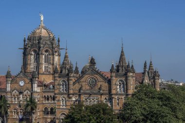 Chhatrapati Shivaji Terminus tren istasyonu, Mumbai, Maharashtra, Hindistan, Asya