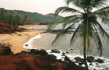 Bogmalo Sahili, Goa, Hindistan 