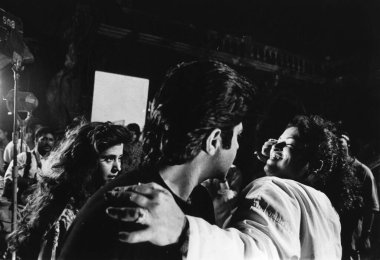 Hint Bollywood oyuncusu ve aktris, Anil Kapoor Saroj Khan Urmila Matondkar, Hindistan, Asya 