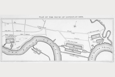 Londra Limanı Planı, 1808 