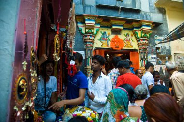 Kala bhairav tapınağı, varanasi, uttar pradesh, Hindistan, Asya 