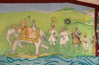 Procession of lord ganesh, pune, maharashtra, india, asia clipart