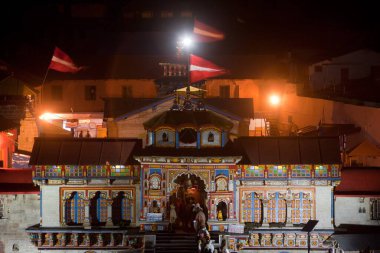 Badrinath Tapınağı Uttarakhand Hindistan Asya