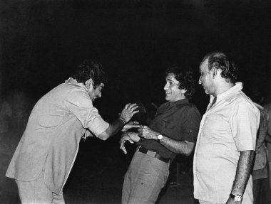 Shashi Kapoor, Shatrughan Sinha ve Yash Chopra, Hindistan, Asya 