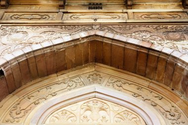 Exterior ceiling in mosque of Muhibullah Shah, Uttar Pradesh, India, Asia  clipart