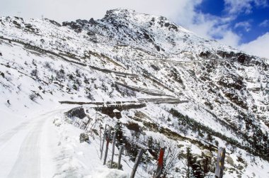 Sela Geçidi 14.000 feet, Arunachal Pradesh, Hindistan 