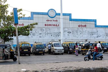 Borivali Tren İstasyonu, Mumbai, Maharashtra, Hindistan, Asya 