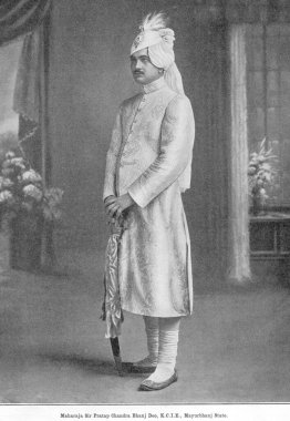 Hindistan Prensleri, Maharaja Sir Pratap Chandra Bhanj Deo, K.C.I.E., Mayurbhanj State, Orissa, Hindistan   