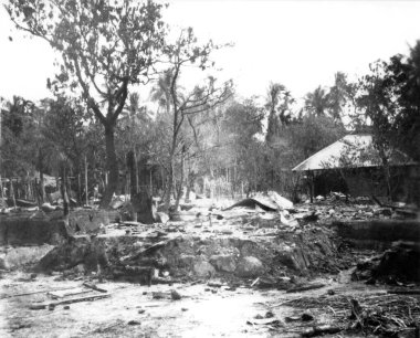 Hindular ve Müslümanlar arasında Kasım 1946 'da Noakhali Doğu Bengal' de çıkan ayaklanmalar sonucu oluşan yıkım. 