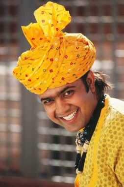 Folk müzisyeni, Rajasthan, Hindistan 