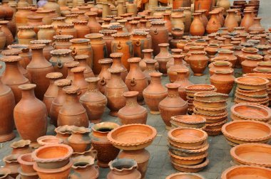 Terracotta Sanat, Kolkata, Batı Bengal, Hindistan, Asya