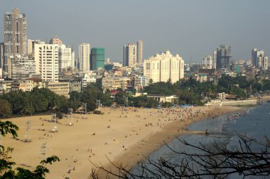 Girgaon çorbası, mumbai, maharashtra, Hindistan ve Asya 'nın hava manzarası.