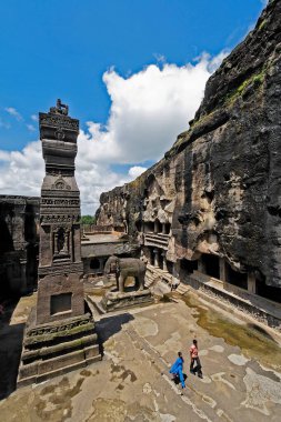 Ellora Caves ; kailash  ; Aurangabad ; Maharashtra ; India clipart