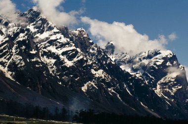 Snow Hill Karchham Sıradağları, Kuzey Sikkim, Hindistan