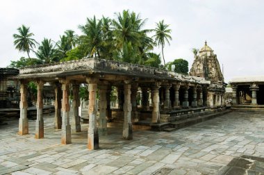 Chennakesava Tapınağı 'ndaki tapınak, Belur, Hassan, Karnataka, Hindistan 