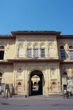 Rani Mahal 'in Faade' si, Jhansi, Uttar Pradesh, Hindistan, Asya 