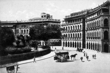 Elphinstone 'un eski bir fotoğrafı Mumbai maharashtra Hindistan' da. 