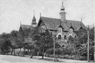Wilson Koleji 'nin eski bir fotoğrafı Mumbai Maharashtra Hindistan 