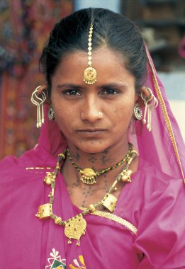 Üçlü Gelin, Saurashtra, Kutch, Gujrat, Hindistan