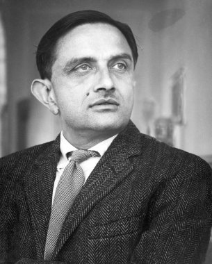Vikram Sarabhai Hindistan 'ın 1940' lardaki portresi    