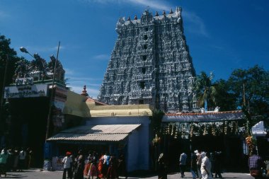 The Thanumalayan Temple in Suchindram, Kanyakumari, Tamil Nadu, India, Asia clipart