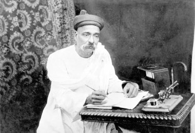Hint özgürlük savaşçısı, lokmanya tilak, Hindistan, Asya, 1910 
