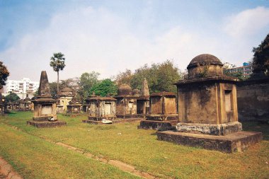 Park Caddesi Mezarlığı, Kolkata, Batı Bengal, Hindistan, Asya