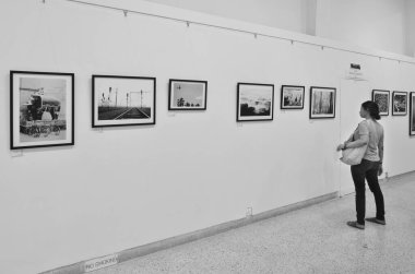 Jagdish Agarwal fotoğraf sergisi, Cihangir Sanat Galerisi, Mumbai, Maharashtra, Hindistan, Asya