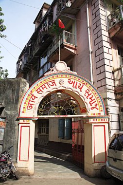 İbadet yeri Arya Samaj; Appashastri Sathe Yolu; Kakadwadi; Girgaon; Charni Yolu; Bombay Mumbai; Maharashtra; Hindistan