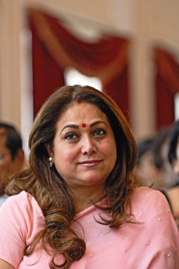 Tina Ambani portresi. 4 Eylül 2009, Hindistan 