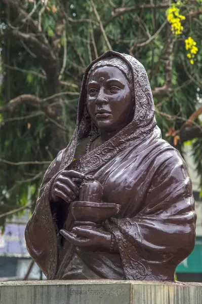 Stock image ahilyabai holkar statue, miraj, Maharashtra, India, Asia 