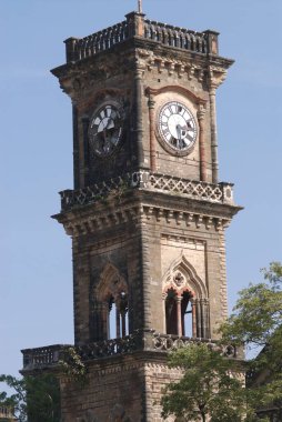 Saat kulesi, Gondal, Rajkot, Gujarat, Hindistan 