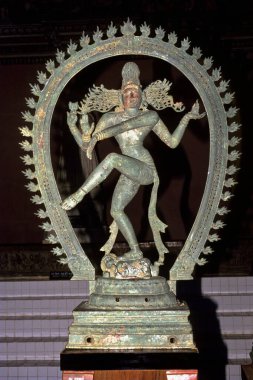 Nataraja sculpture in nayak darbar hall, Thanjavur, Tanjore, Tamil Nadu, India  clipart