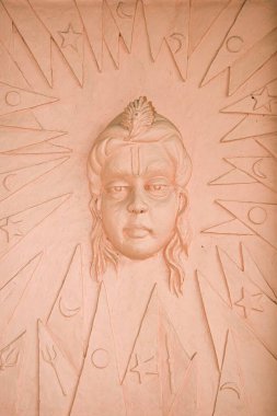 Kabir das 'ın duvar resmi, varanasi, uttar pradesh, Asya, Hindistan 