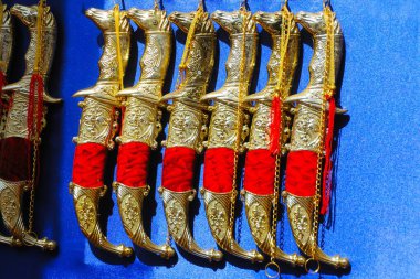 Tasarımcı bıçakları, Rajasthan, Hindistan 