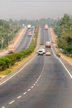National Highway NH7 near Dharmapuri, Tamil Nadu, India  clipart