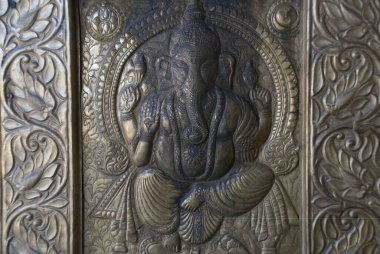 Lord Ganesh 'in İdolü; Kalpa; Himachal Pradesh; Hindistan