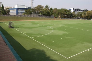 Hockey field, kandivali, mumbai, maharashtra, india, asia clipart