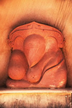 replica Siddhivinayak Siddhatek ganesh statue Hedvi Ratnagiri Maharashtra India Asia clipart
