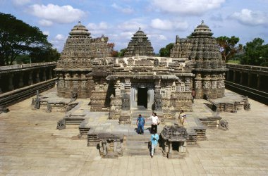 Prasanna Chennakesava temple at Somnathpur built in 1268 AD represent pinnacle of Indian temple architecture, Karnataka, India   clipart