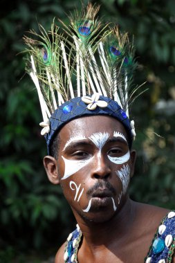 Sidi goma dance, Gujarat, Hindistan, Asya 