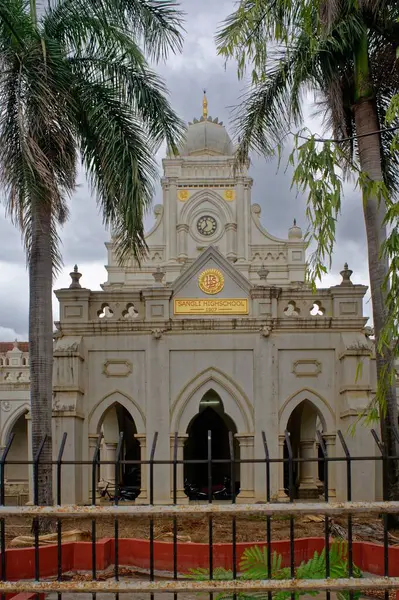 stock image sangli high school building, Maharashtra, India, Asia