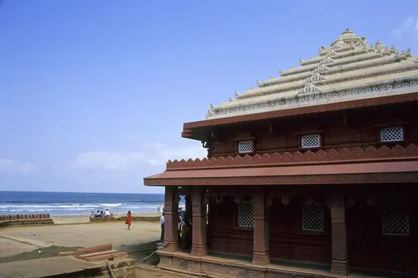 Stock image Ganesh Mandir, Ganpatipule, ratnagiri, maharashtra, india 