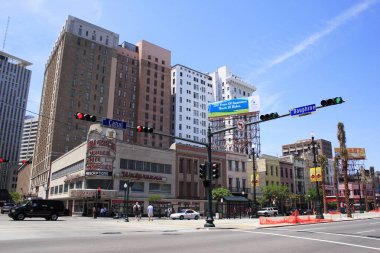 Yol sinyali, Canal Street, New Orleans, Louisiana, Amerika Birleşik Devletleri 