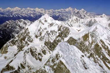 Himalayan Range on Everest Kathmandu , Nepal clipart