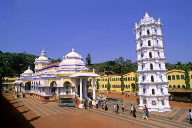 Shri Mangesh Tapınağı, Ponda, Goa, Maharashtra, Hindistan 