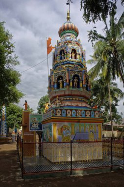 Anjaneya Tapınağı, belagavi, karnataka, Hindistan, Asya 