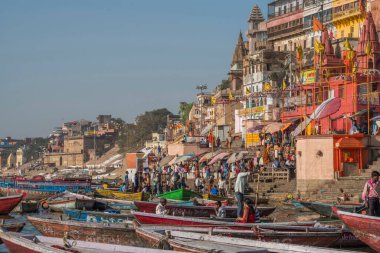 Dasasaswamedh ghat, varanasi, uttar pradesh, Hindistan, Asya 