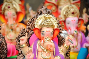 Lord Ganesh heykeli satılık, mumbai, maharashtra, Hindistan, Asya