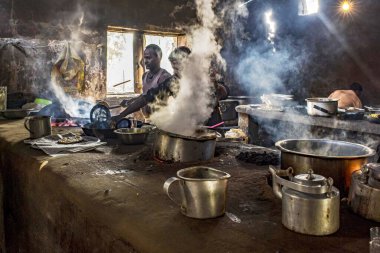 Dhaba, Jamshedpur, Jharkhand, Hindistan, Asya 